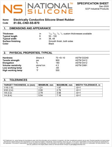 Electrically conductive silicone sheeting